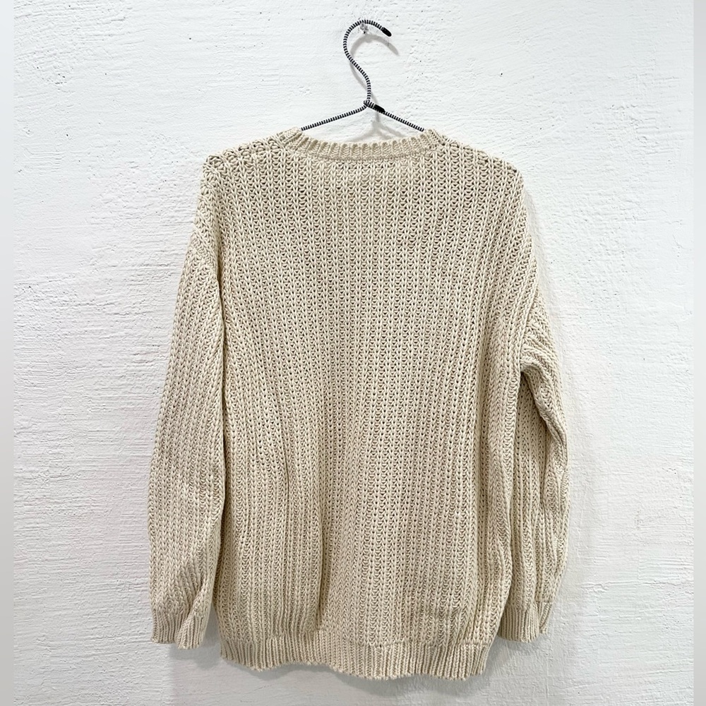Jenni Kayne Cotton Cabin Sweater Cream - Picture 5 of 6